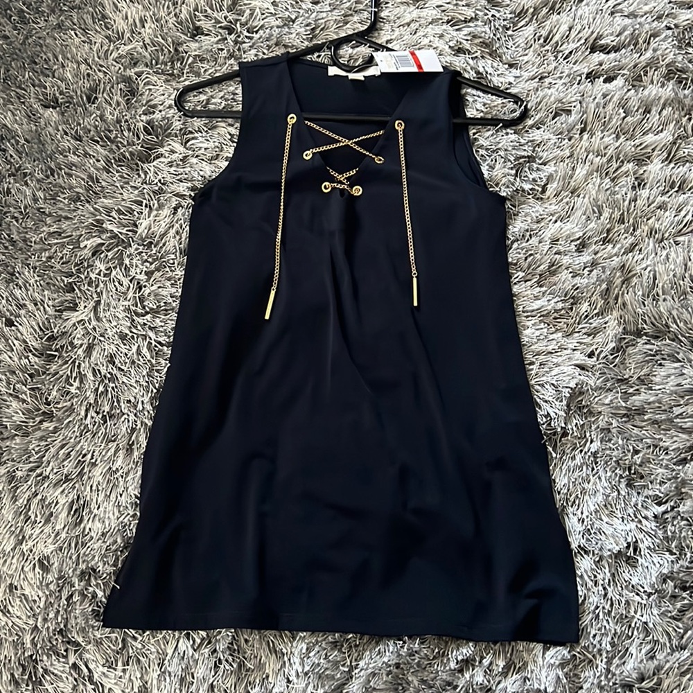 Brand new Michael Kors top, navy blue, size XS